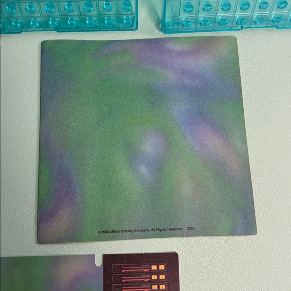 1990 Milton Bradley Battleship Replacement Pieces, Board Plate & Background Card - Picture 4 of 7